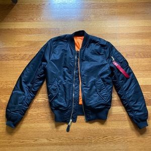 Mens reversible MA-1 alpha industries bomber jacket (slim fit)